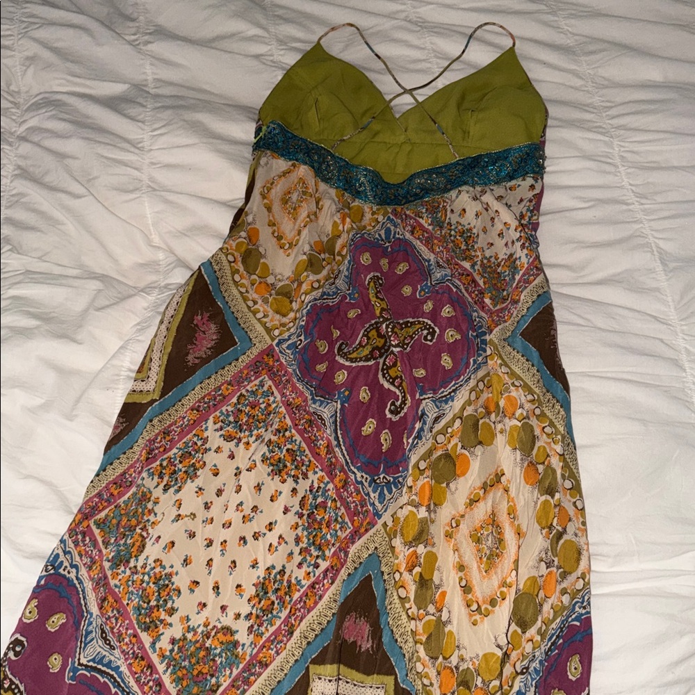 Nicole Miller Studios Multicolor Patchwork Sequin… - image 8